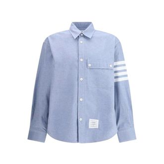 Thom Browne Uomo, Magliette, Blu, M, new