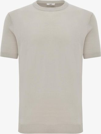 Gentiluomo Gebreid T-shirt | Beige