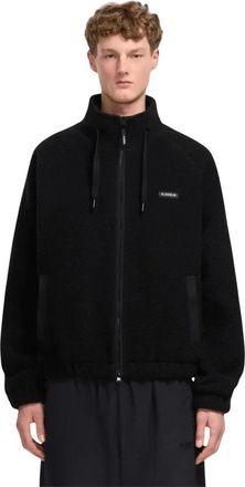 Flaneur Fl&acirc;neur, Fitness, Heren, Zwart, XL, Polyester, Frosted Badge Fleece Jas
