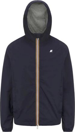 K-Way Jack Stretch Nylon Jersey - Heren - Regenjassen - Blauw - XL - Nylon - Jassen