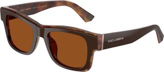 Dolce & Gabbana DG4515 345673 Mens Sunglasses Brown Size 52
