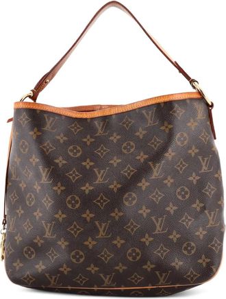 Louis Vuitton Delightful NM Handbag Monogram Canvas MM hobo bag - Bruin
