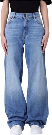 Twinset Dames, Jeans, Blauw, Maat: W30 Katoen