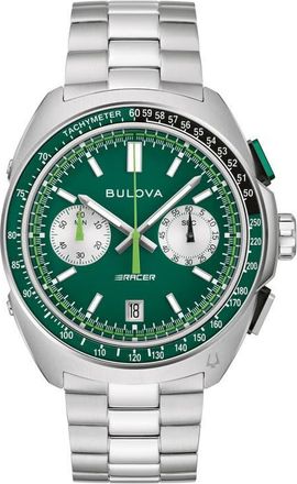 Bulova Racer Chronograph Bracelet Watch, 42mm in Silver-Tone at Nordstrom