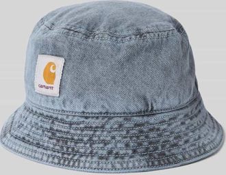 Carhartt Work in Progress Bucket Hat mit Label Patch in Jeansblau, Größe M/L