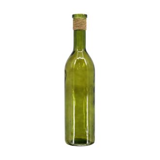 Schubiger M&ouml;bel Vase Flasche Glas, Olivgr&uuml;n H: 75 cm