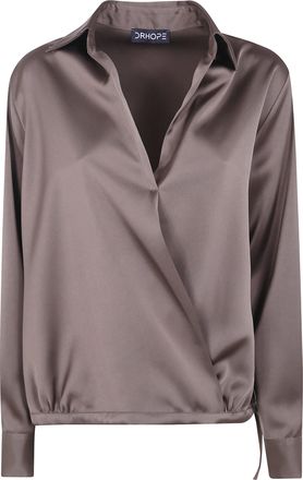 DRHOPE Wrap Blouse Wrap Blouse