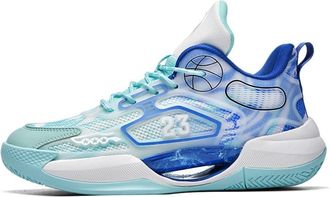 Generic Mens Shoes Running Basketball Sports Outdoor Training Sneakers Fashion(Blue,8.5 UK)