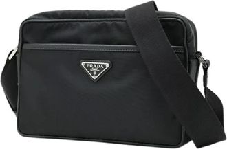 Prada Pre-owned Vintage Schoudertas - unisex - Vintage Schoudertas - Zwart - ONE Size - Leer - Vintage