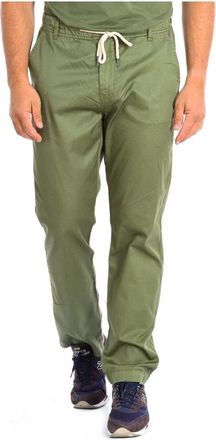 La Martina Slim-fit Broek - Heren - Slim Fit Broeken - Groen - XL - Katoen - Broeken
