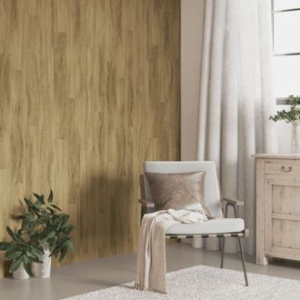 vidaXL Paneles De Pared Con Aspecto De Madera Pvc Marr&oacute;n 4,12 M&sup2; Vidaxl