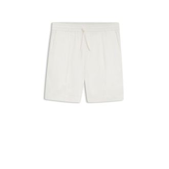 HUGO BOSS Straight-fit shorts in a linen blend
