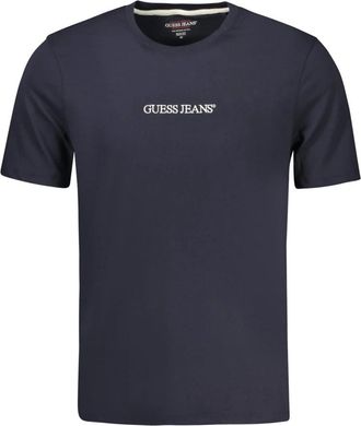 Guess t-shirt - Heren - T-shirts - Blauw - XS - Katoen - Tops