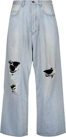 Balenciaga Heren, Jeans, Blauw, Maat: S Denim