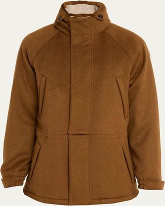 Loro Piana Mens Icer Cashmere Water-Repellent Jacket