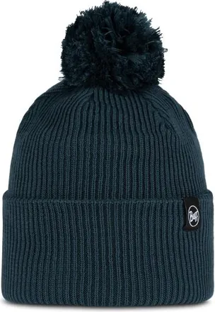Buff Knitted Beanie Renvi Pom M&uuml;tze - Unisex | blau