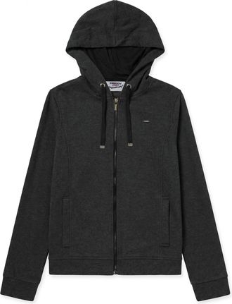 Freddy Felpa donna con cappuccio e full zip effetto tricot