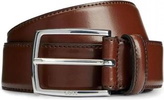 HUGO BOSS Celie St Riem - Heren - Riemen - Bruin - 90 CM - Leer - Accessoires