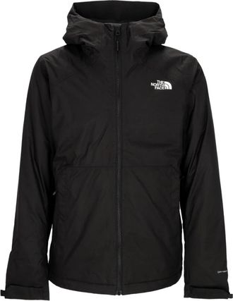 The North Face Ge&iuml;soleerde Jas Zwart Waterafstotend Winddicht - Heren - Windbreakers - Zwart - XL - Leer - Fitness