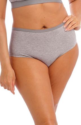 Elomi Downtime Full Figure Boyshorts in Gray Marled at Nordstrom, Size Xx-Large