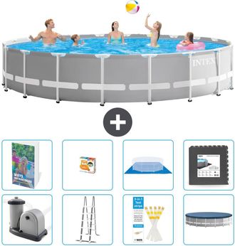 Intex Piscina Prism Frame Redonda - 610x132 Cm - 9-piezas S525