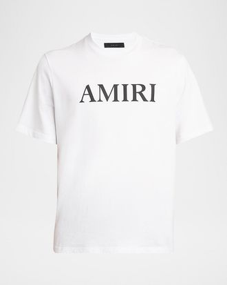 Amiri Mens Jersey Core Logo T-Shirt