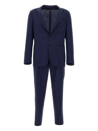 Santaniello single-breasted suit - Blue
