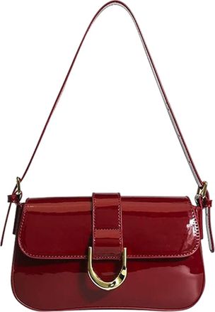 Generic Womens Clutch Bag | Casual Hobo Shoulder Bag for Women | Small Purse Classic Retro Style for Party, Dating, Shopping, Daily Life, Work, red, Siehe Bes