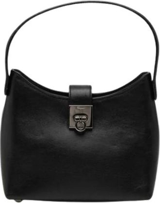 Ferragamo Pre-owned Handbags, female, Black, Size: ONE SIZE Pre-owned Handbag
