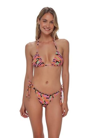Swim Systems Kali Triangle Bikini Swimsuit Top in Mod Mirage Lurex at Nordstrom, Size Xx-Large