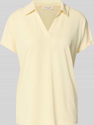 Christian Berg Regular Fit Poloshirt aus Modal-Mix in Hellgelb, Gr&ouml;&szlig;e XXL