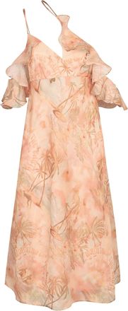 Zimmermann Illuminate Flutter Printed Dress