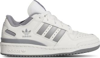 adidas Boys adidas Originals Forum Low - Boys Grade School Basketball Shoes - Grey / Grey / Cloud White Size 3.5