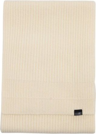 Maison Margiela Accessoires, unisex, Wit, ONE Size, Wol, Wol sjaal