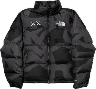 The North Face X Kaws FW22 1996 Nuptse Jacket Black NF0A7WLU-7IL