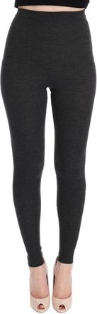 Dolce & Gabbana Leggings - Dames - Leggings - Grijs - S - Wol - Broeken