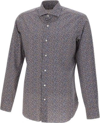 Barba Casual Shirt - Heren - Casual Overhemden - Veelkleurig - 4XL - Katoen - Overhemden