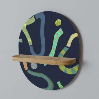 OEM Baile De Contraste Estante Ovalado