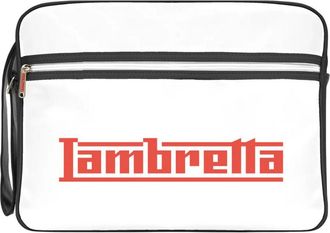 Lambretta Unisex Volwassen Logo Cabin Bag (Zwart/Wit)