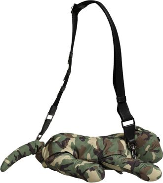 Dolce & Gabbana Multicolor Camouflage Animal Silhouette Waist Borse Womens Bag