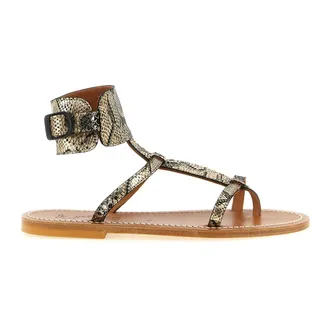 K.Jacques Caravelle Sandals - female - K.JACQUES - Flat Sandals - Multicolor - 8 UK - Shoes