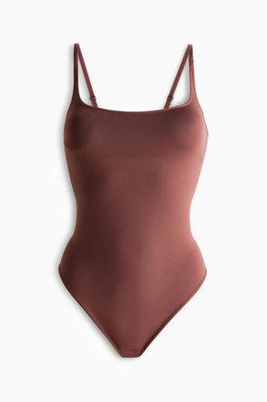 H&M Nahtloser Tangabody mit wattierten Cups - Beige