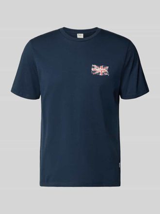 Pepe Jeans London Regular Fit T-Shirt aus reiner Baumwolle Modell SMALL FLAG in Marine, Gr&ouml;&szlig;e XXL