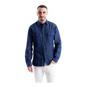 Xacus Camicia Heritage - Heren - Spijkeroverhemden - Blauw - XL - Katoen - Overhemden