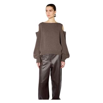 Liviana Conti Truien & Vesten, Dames, Bruin, XS, Wol, Francine Sweater