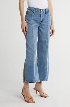 Frame Denim Pixie Le Slim High Waist Crop Palazzo Jeans in Gloomy Skies at Nordstrom Rack, Size 32