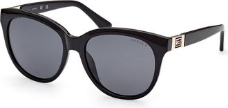 Guess GU7850 Polarized 01D Womens Sunglasses Black Size 56