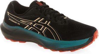 Asics GT-2000 14 GTX Gore-Tex Waterproof Running Shoe in Black/Apricot Crush at Nordstrom, Size 8.5