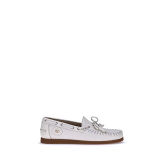 Valentino Garavani Lederen Moccasin Loafers
