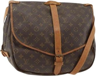 Louis Vuitton Pre-owned Cross Body Bags, female, Brown, Size: ONE SIZE Pre-owned Vintage Shoulder Bag